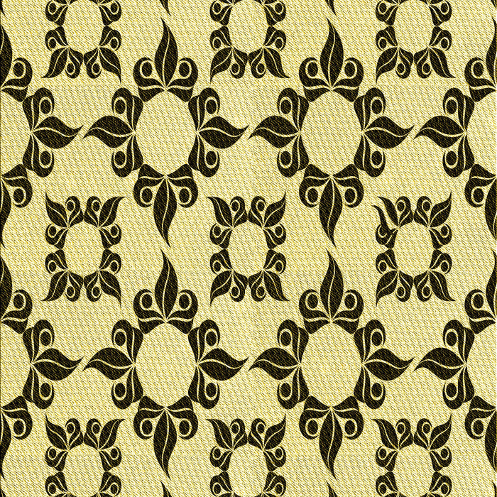 Patterned Mustard Yellow Rug, pat212yw