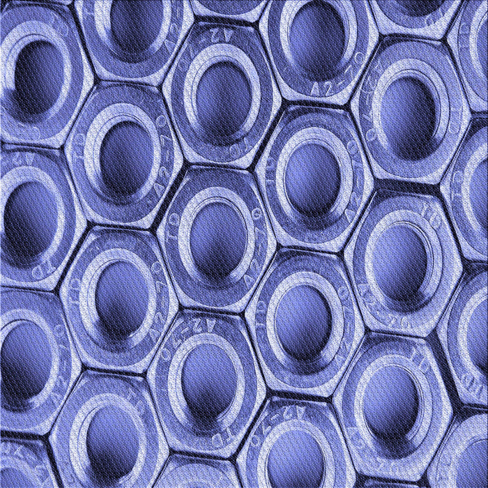 Round Machine Washable Transitional Denim Blue Rug, wshpat2121blu