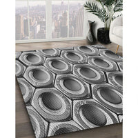 Patterned Cloud Gray Rug, pat2121gry