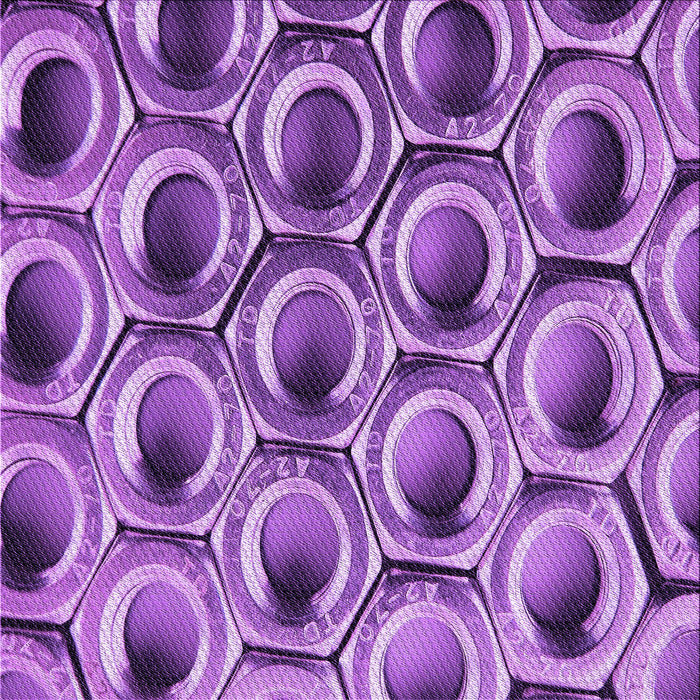 Round Machine Washable Transitional Violet Purple Rug, wshpat2121pur