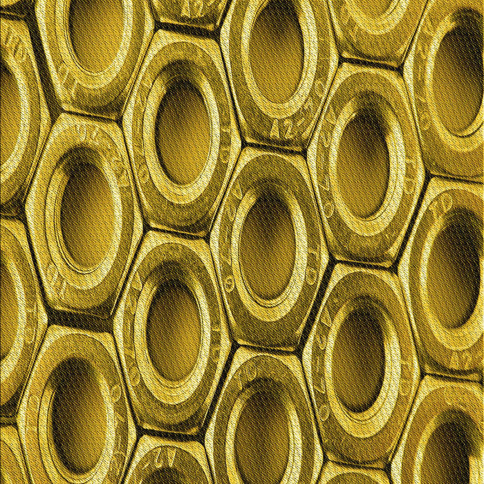 Patterned Dark Bronze Brown Rug, pat2121yw