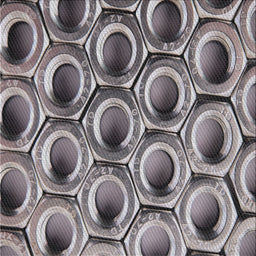 Square Patterned Purple Novelty Rug, pat2121