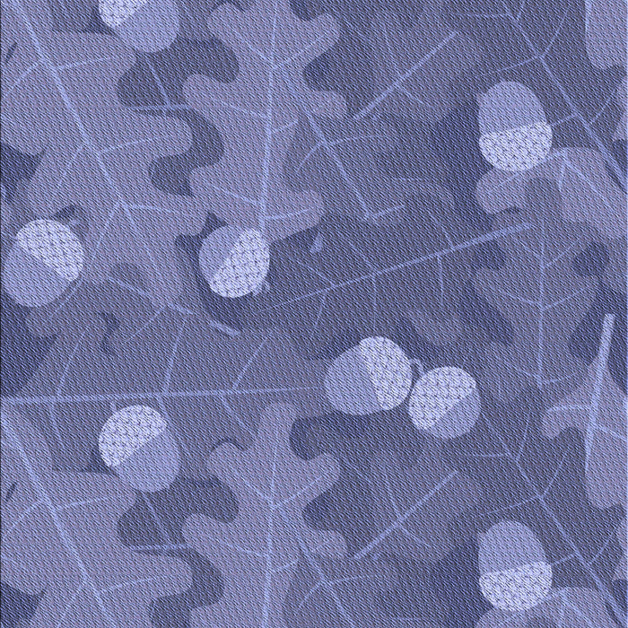 Patterned Deep Periwinkle Purple Rug, pat2122blu