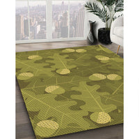 Patterned Oak Brown Rug, pat2122brn