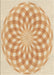 Patterned Khaki Gold Rug, pat2123brn