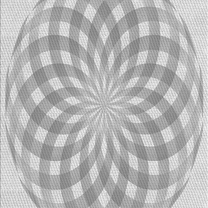 Machine Washable Transitional Gunmetal Gray Rug, wshpat2123gry