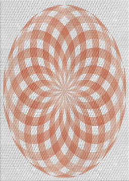 Machine Washable Transitional Copper Red Pink Rug, wshpat2123