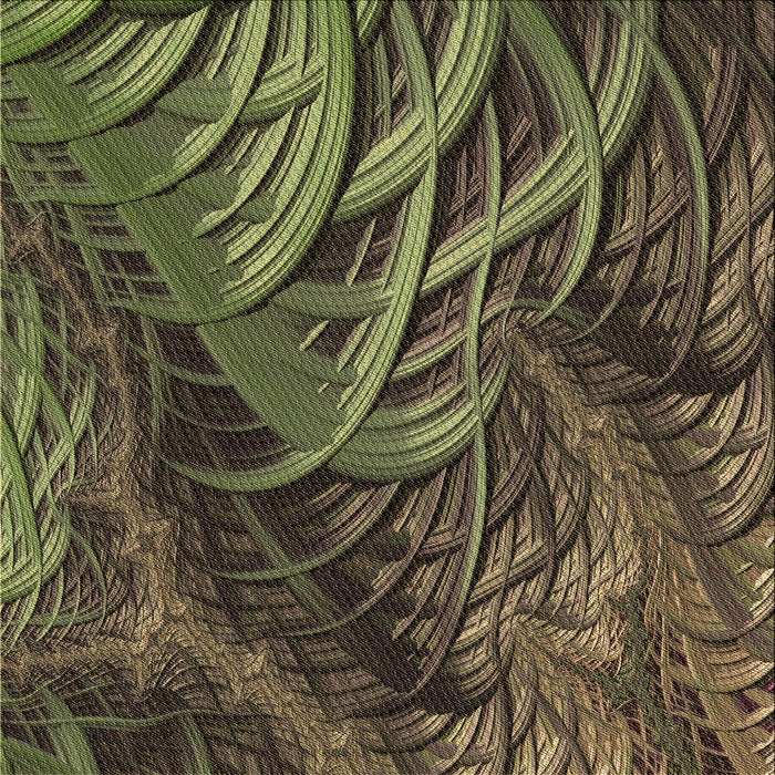 Round Patterned Milk Chocolate Brown Rug, pat2124brn