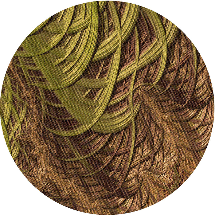 Square Patterned Red Rug, pat2124org