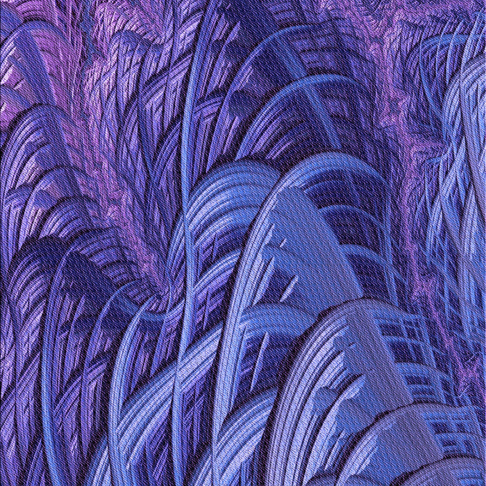 Patterned Light Slate Blue Rug, pat2124pur