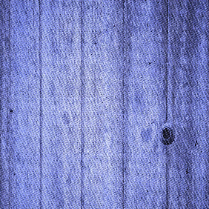 Round Patterned Denim Blue Rug, pat2125blu