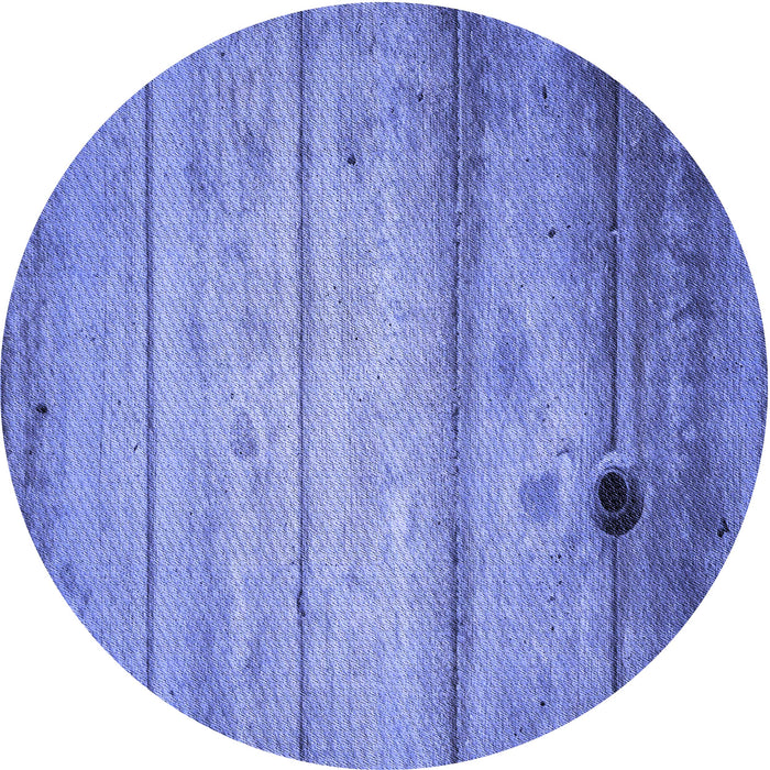 Square Patterned Denim Blue Rug, pat2125blu