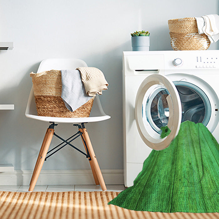 Machine Washable Transitional Neon Green Rug in a Washing Machine, wshpat2125grn