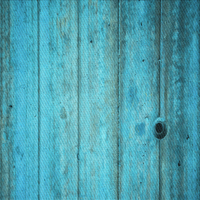 Round Patterned Bright Turquoise Blue Rug, pat2125lblu