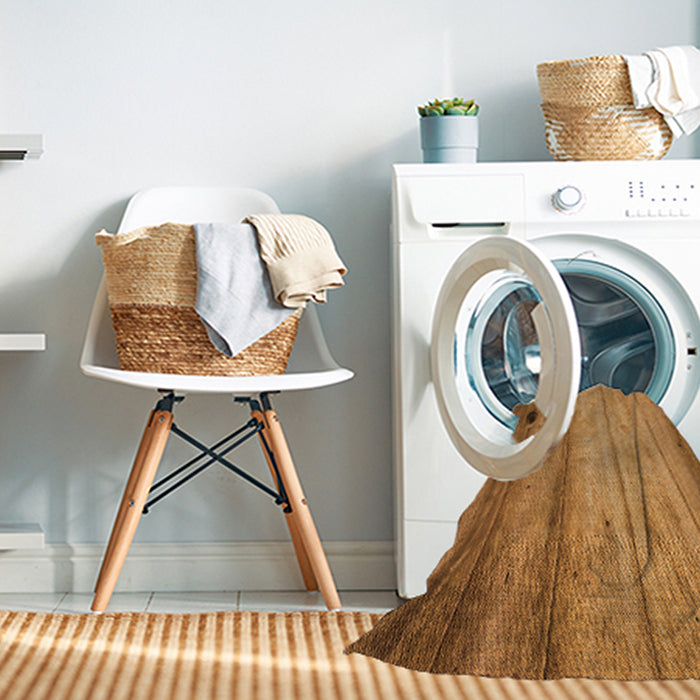 Machine Washable Transitional Mahogany Brown Rug in a Washing Machine, wshpat2125org