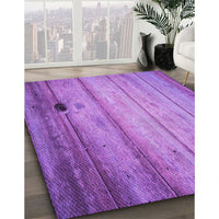 Patterned Purple Rug, pat2125pur