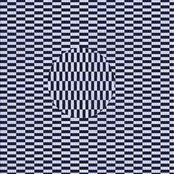 Patterned Night Blue Rug, pat2126blu