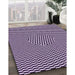 Patterned Dark Purple Rug in Family Room, pat2126pur