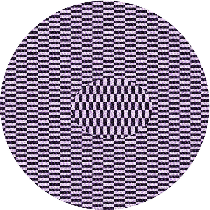 Square Patterned Dark Purple Rug, pat2126pur