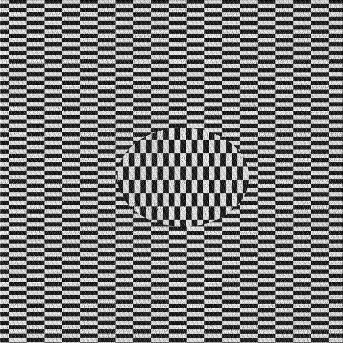 Square Patterned Light Gray Novelty Rug, pat2126