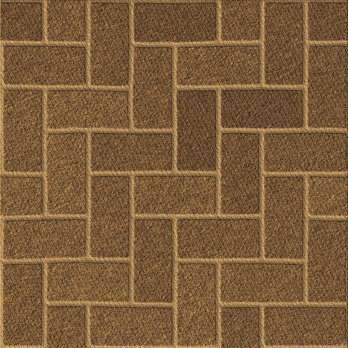 Round Patterned Red Brown Rug, pat2127brn