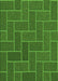 Patterned Deep Emerald Green Rug, pat2127grn
