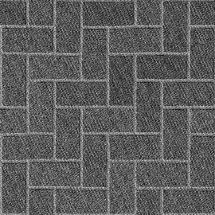 Round Patterned Gray Rug, pat2127gry