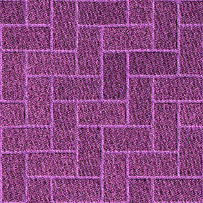 Round Machine Washable Transitional Dark Magenta Purple Rug, wshpat2127pur