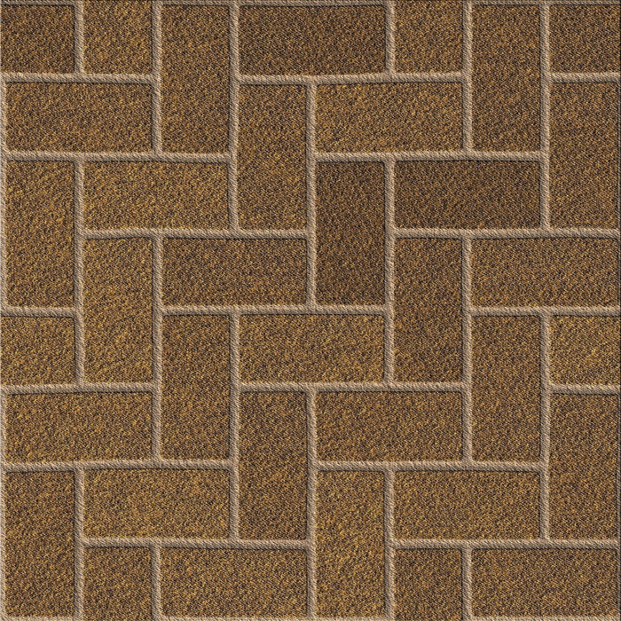 Square Patterned Red Novelty Rug, pat2127