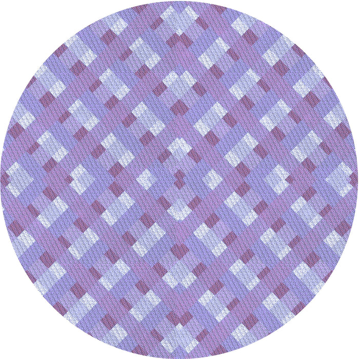 Square Machine Washable Transitional Medium Purple Rug in a Living Room, wshpat2128blu