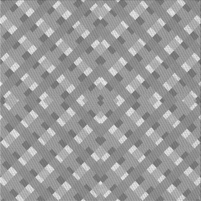 Round Patterned Cloud Gray Rug, pat2128gry