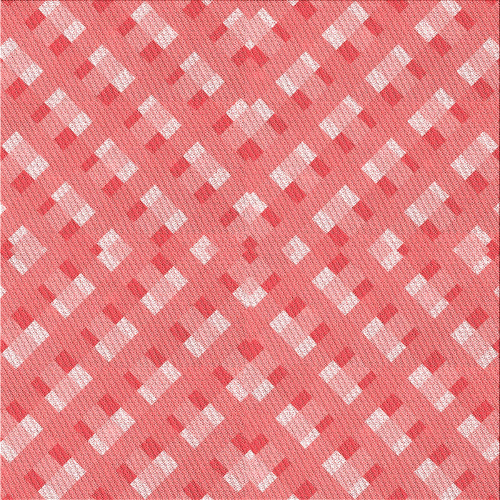 Round Patterned Light Coral Pink Rug, pat2128rd