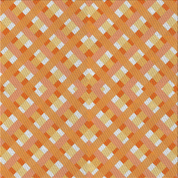 Square Patterned Chrome Gold Yellow Novelty Rug, pat2128