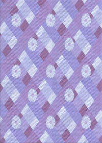 Machine Washable Transitional Purple Rug, wshpat2129blu