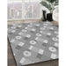 Machine Washable Transitional Gray Rug in a Family Room, wshpat2129gry