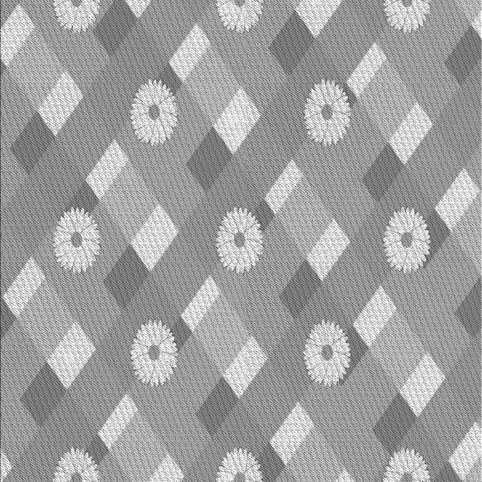 Machine Washable Transitional Gray Rug, wshpat2129gry