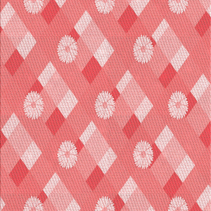 Machine Washable Transitional Pastel Pink Rug, wshpat2129rd