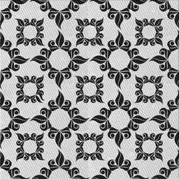 Square Patterned Light Black Novelty Rug, pat212
