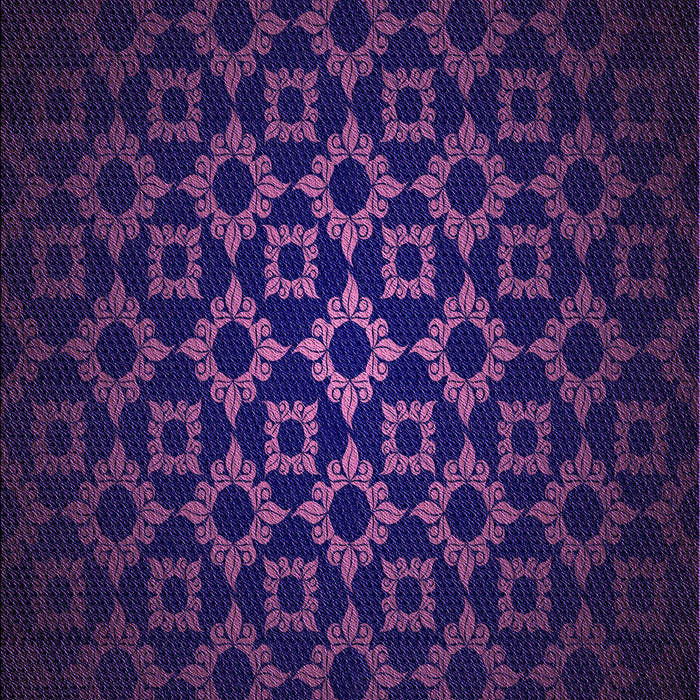 Patterned Night Blue Rug, pat213pur