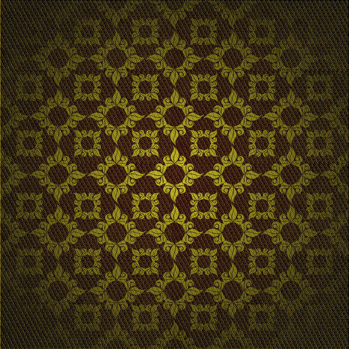 Round Patterned Dark Bronze Brown Rug, pat213yw