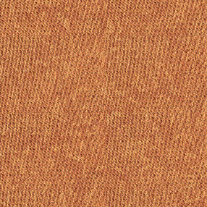 Patterned Orange Red Orange Rug, pat2130brn