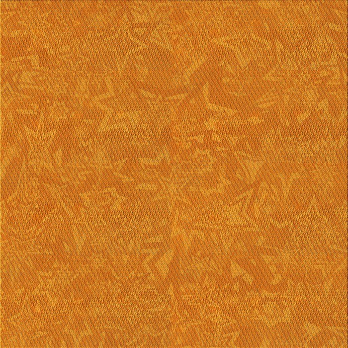 Round Patterned Orange Red Orange Rug, pat2130yw