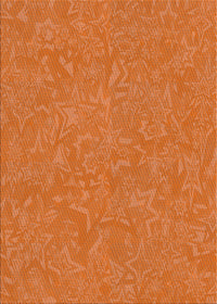 Machine Washable Transitional Orange Rug, wshpat2130