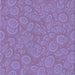 Round Patterned Purple Mimosa Purple Rug, pat2131blu