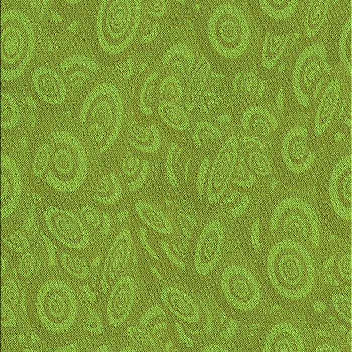 Patterned Green Rug, pat2131grn