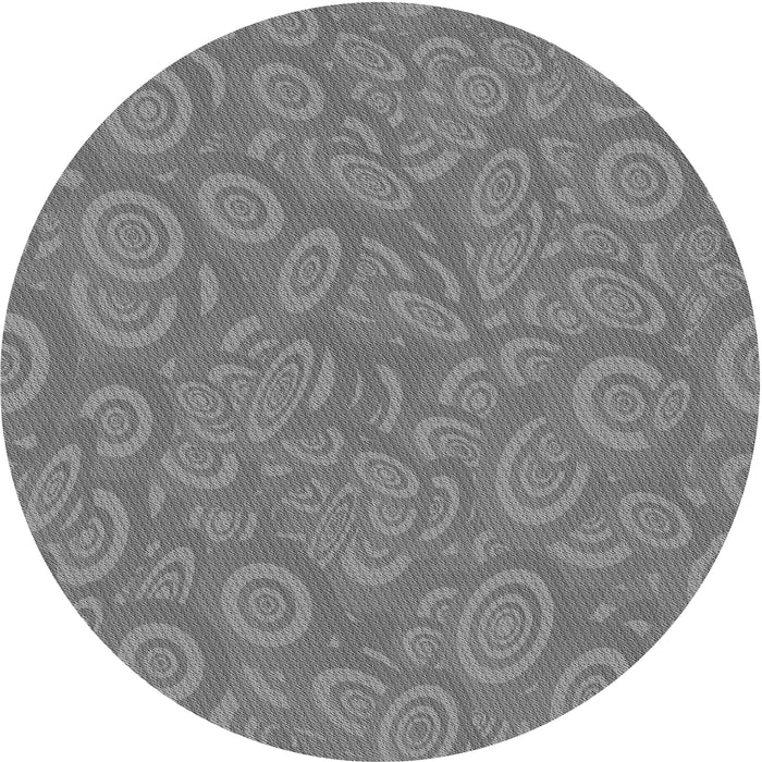 Square Patterned Gray Rug, pat2131gry