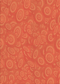 Machine Washable Transitional Neon Orange Rug, wshpat2131org