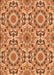 Patterned Orange Rug, pat2132org