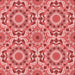 Round Patterned Light Coral Pink Rug, pat2132rd