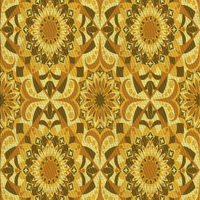 Patterned Dark Bisque Brown Rug, pat2132yw